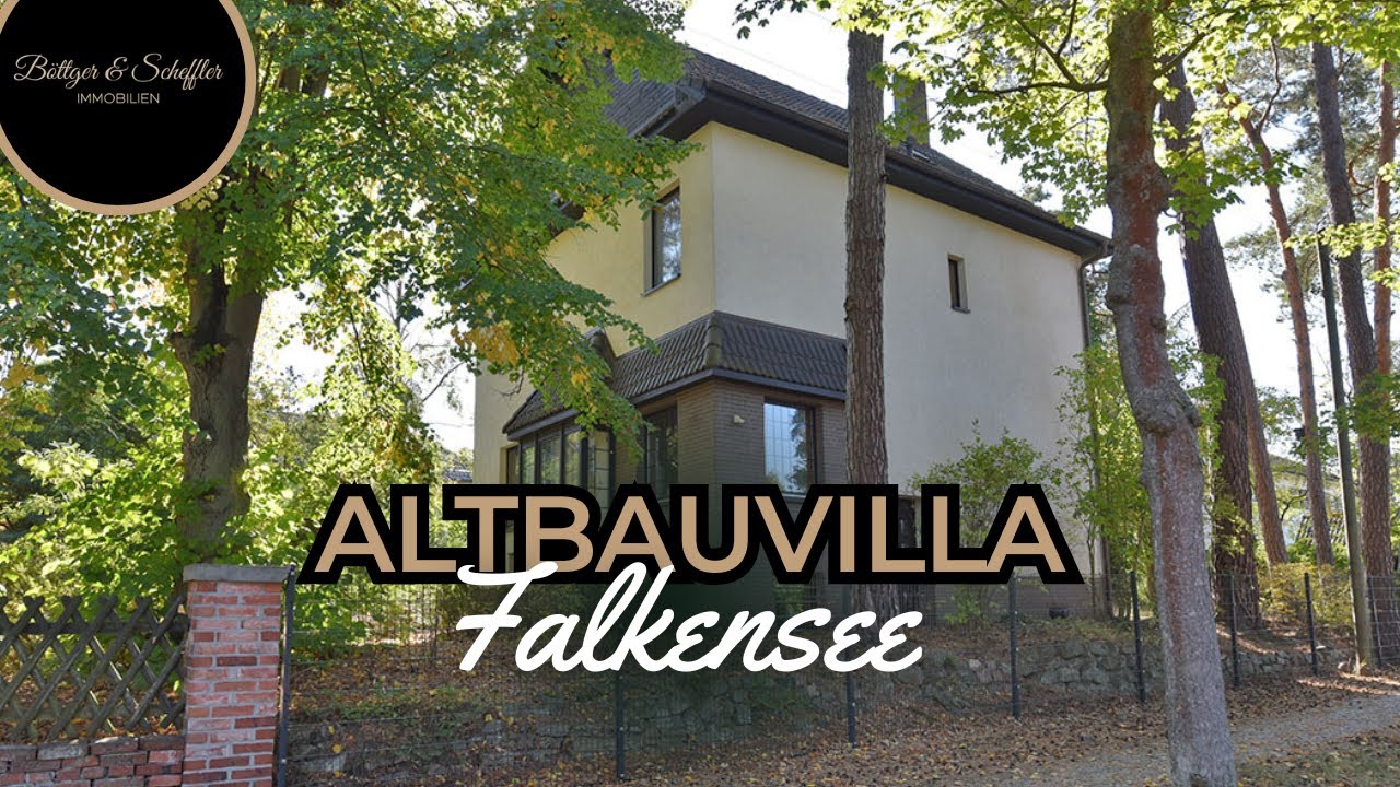 Altbauvilla mit Vollkeller | Tiefgarage | großes Grundstück | Haustour | in Falkensee-Brandenburg