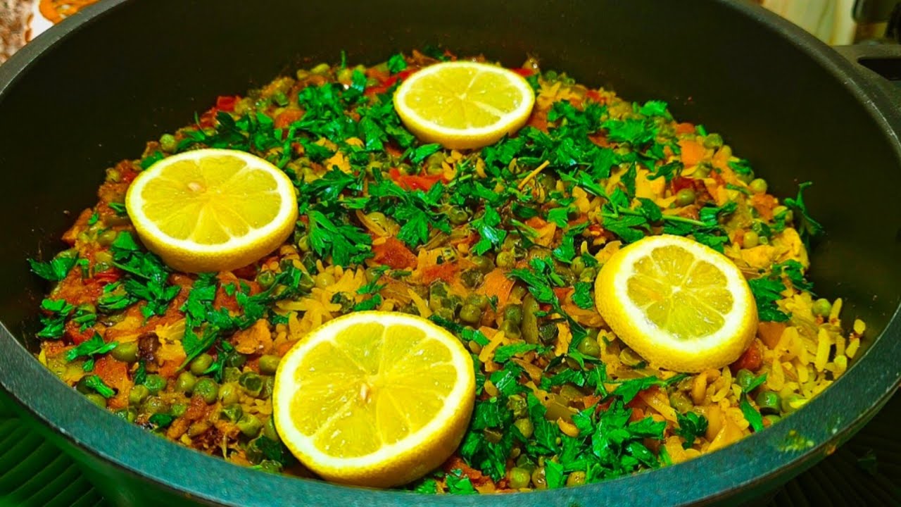 البايلا الطبق الاسباني الشهير بفواكه البحر من أروع وألذ الاطباق la paella 