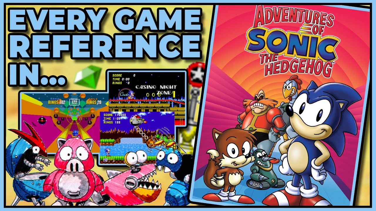 Все отсылки к играм про Соника в «Приключениях ежа Соника»