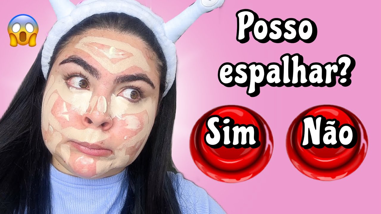 SORTEANDO SIM OU N&Atilde;O PRA ESPALHAR CADA PASSO DA MAQUIAGEM 😱 Dourada de f&eacute;rias ✨🏖️