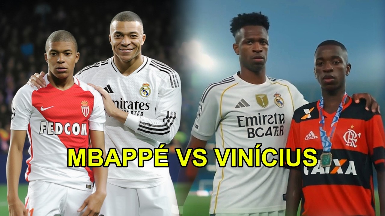 Mbappé vs Vinícius Jr. From Rivals to Real Madrid Teammates 2015-2026