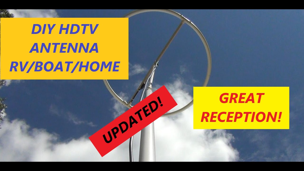 DIY HDTV ANTENNA FOR INDOORS OR OUTDOORS