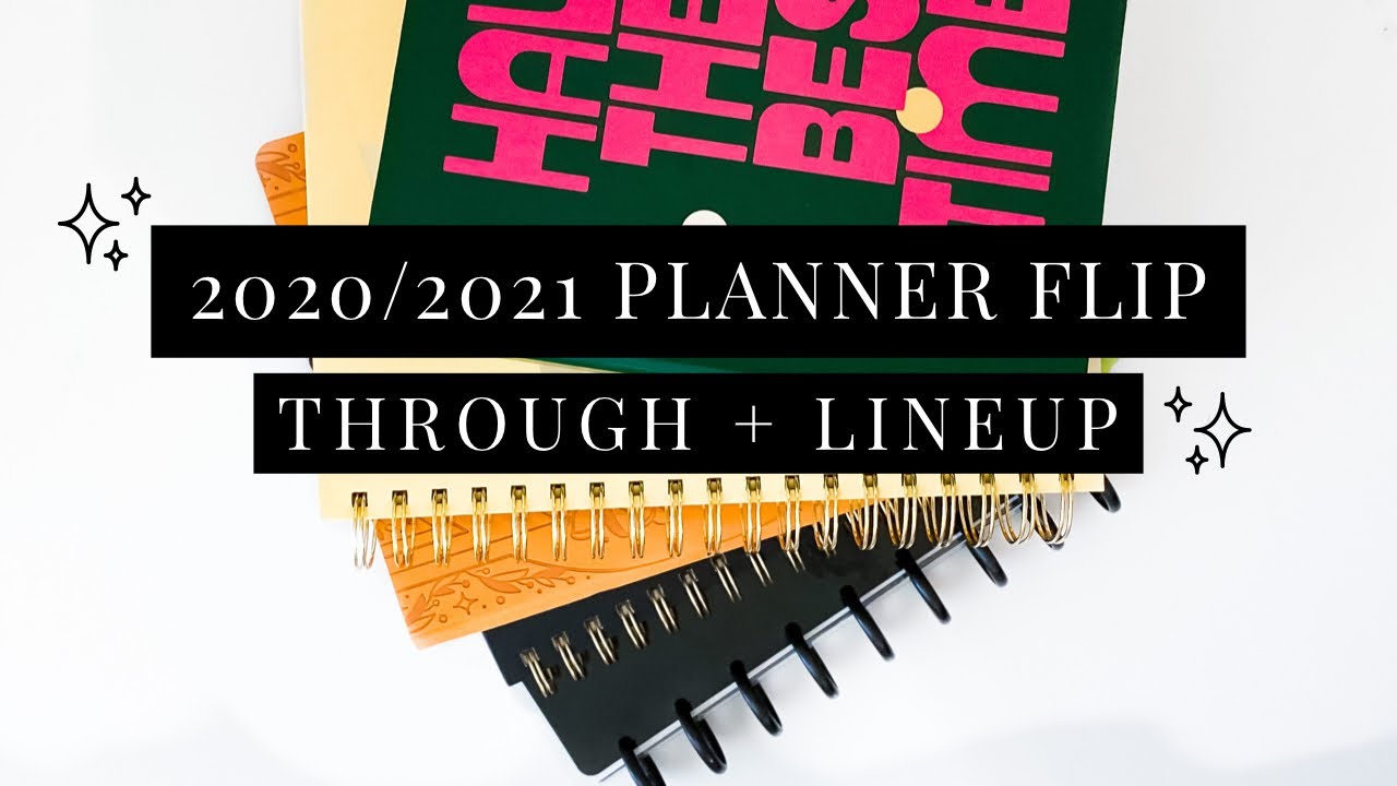 I&rsquo;m back! 2020/2021 Planner Flip Through + Lineup