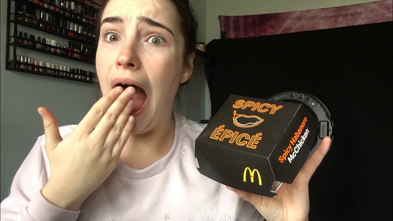 |ASMR| McDonalds Mukbang SPICY MCCHICKEN |