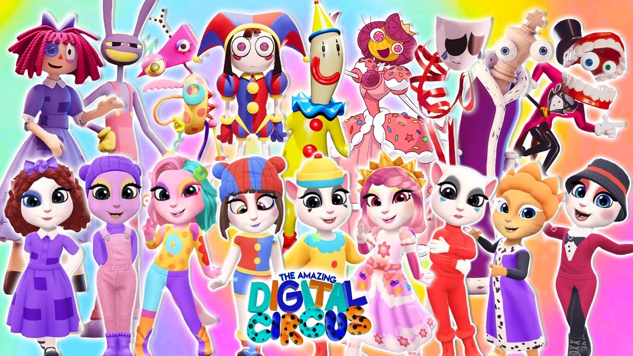 MY TALKING ANGELA 2 | DIGITAL CIRCUS | NEW UPDATE | Cosplay Makeover