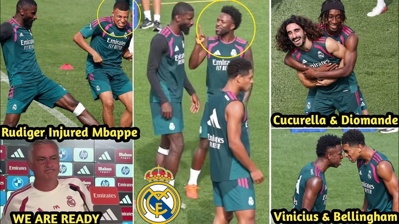 Crazy Things Real Madrid Players Did In Training While Preparing For Their First Laliga Match 