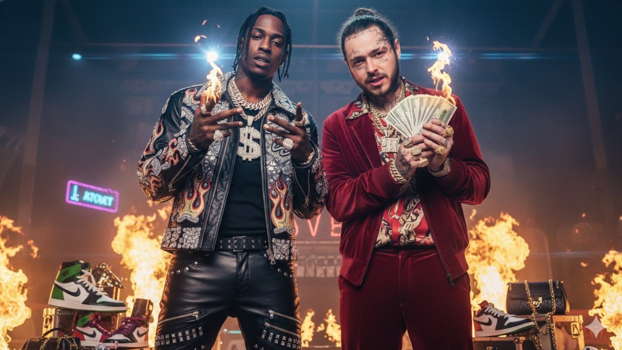 Travis Scott,Post Malone - PYRITE PALACE  (ft. Travis Scott, Cardi B) | (Official Lyrics Video) 2026