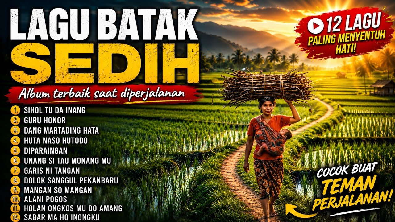Driving in RAO RAO Village | 🎧 Lagu Batak Sedih yang sering diputar BUS 🚍 Lintas Sumatra 