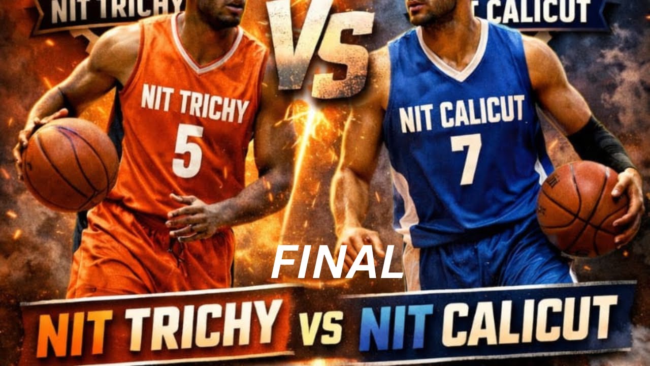 Day 03: Final match of men's basketball in between NIT Trichy vs NIT Calicut @NITK Surathkal..!