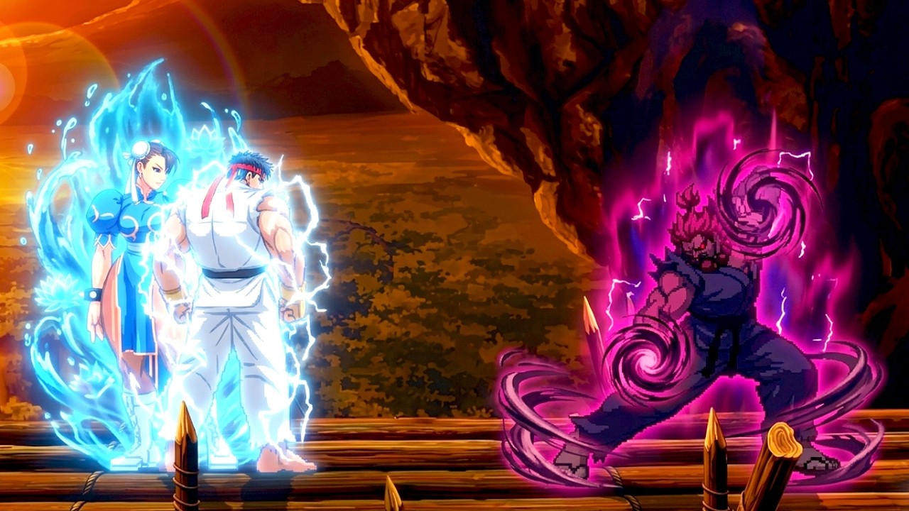 [Street Fighter Mugens ] Omega God Ryu Vs Omega God Akuma