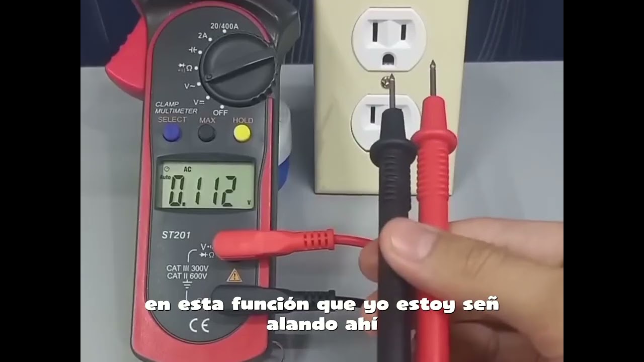 Pinza Amperométrica para Principiantes | Cómo Medir Voltaje y Amperaje