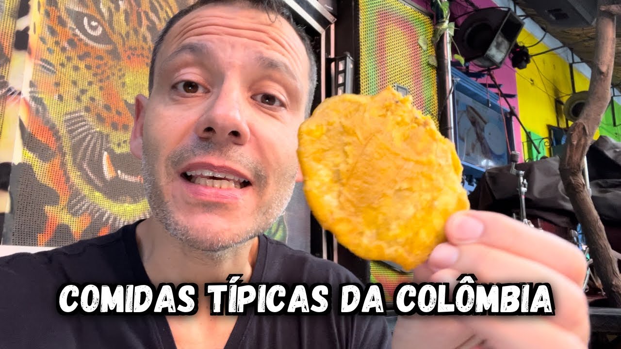 AS COMIDAS TÍPICAS DA COLOMBIA - E ALGUMAS BEBIDAS TAMBÉM!