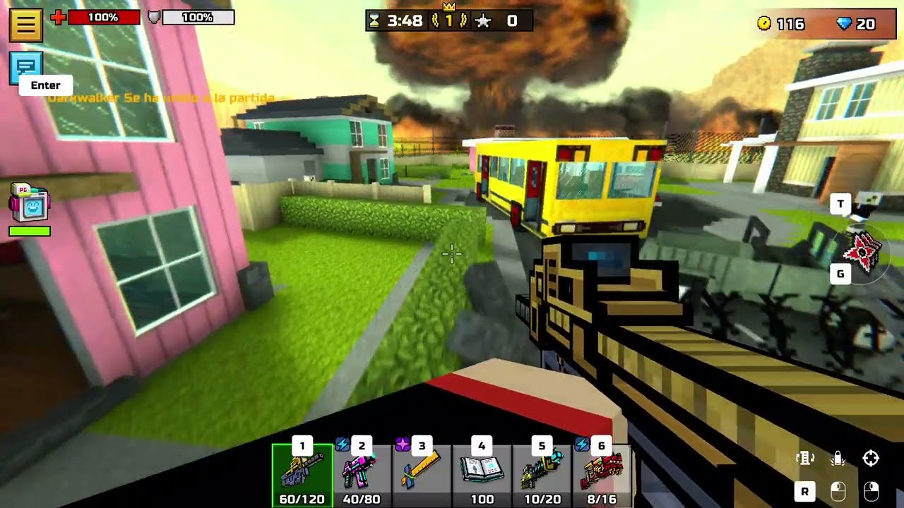 Sabías que el minijuego del escondite es más difícil de lo que parece 😅 | Pixel Gun 3D