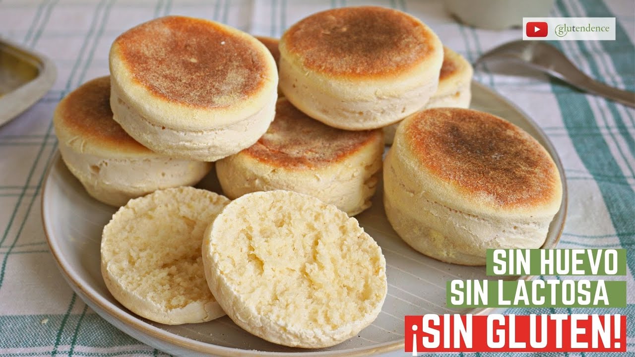 SIN HORNO: PAN SIN GLUTEN sencillo | MUFFIN INGLÉS SIN GLUTEN