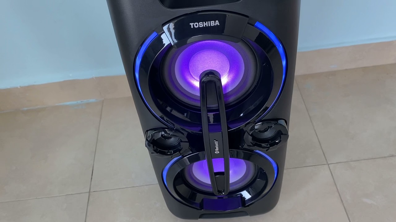 Toshiba TY-ASC60 Bluetooth party speakers unboxing