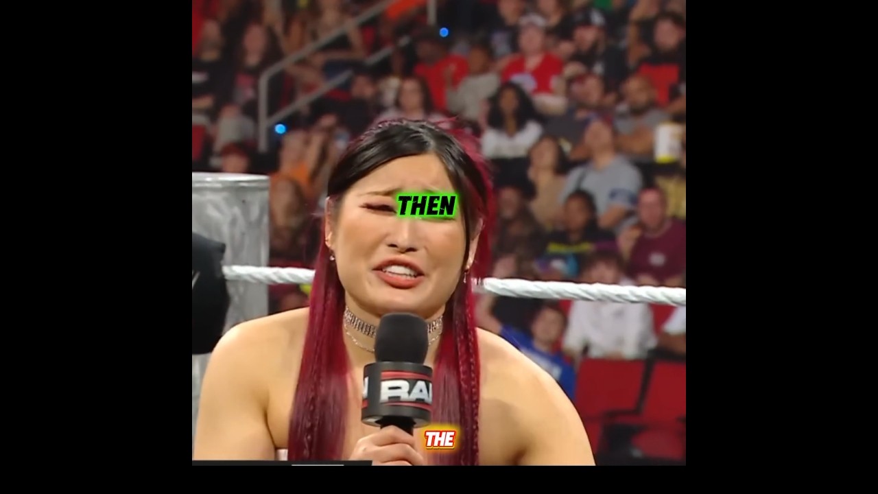 iyo sky save Rhea Ripley then vs now shorts edits WWE 