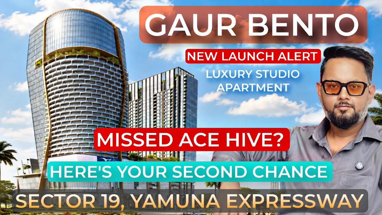 🚨Gaurs Bento Yamuna Expressway 2026 | 5-Star Luxury Studio Apartments - Jewar Airport | Full Review