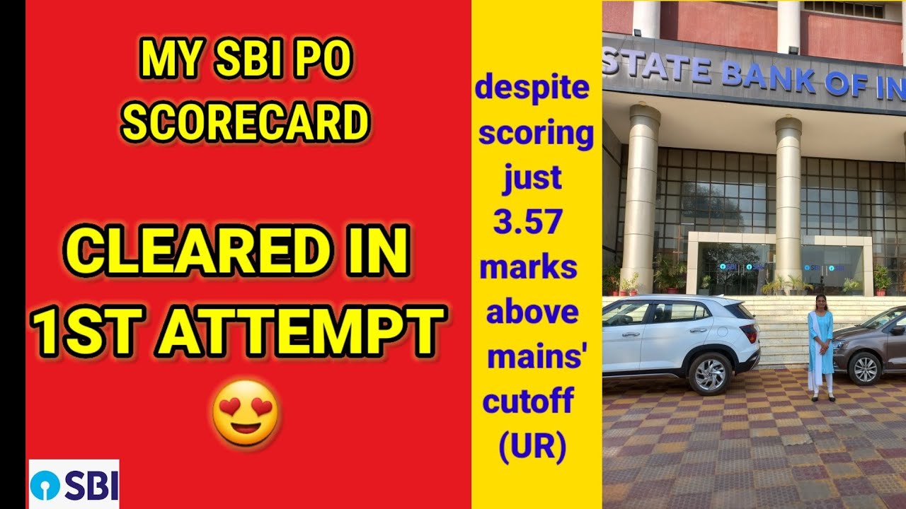 SBI PO SCORECARD , SCORED 30/30 in PI 😍and 17/20 in GD/GE #sbipo #scorecard
