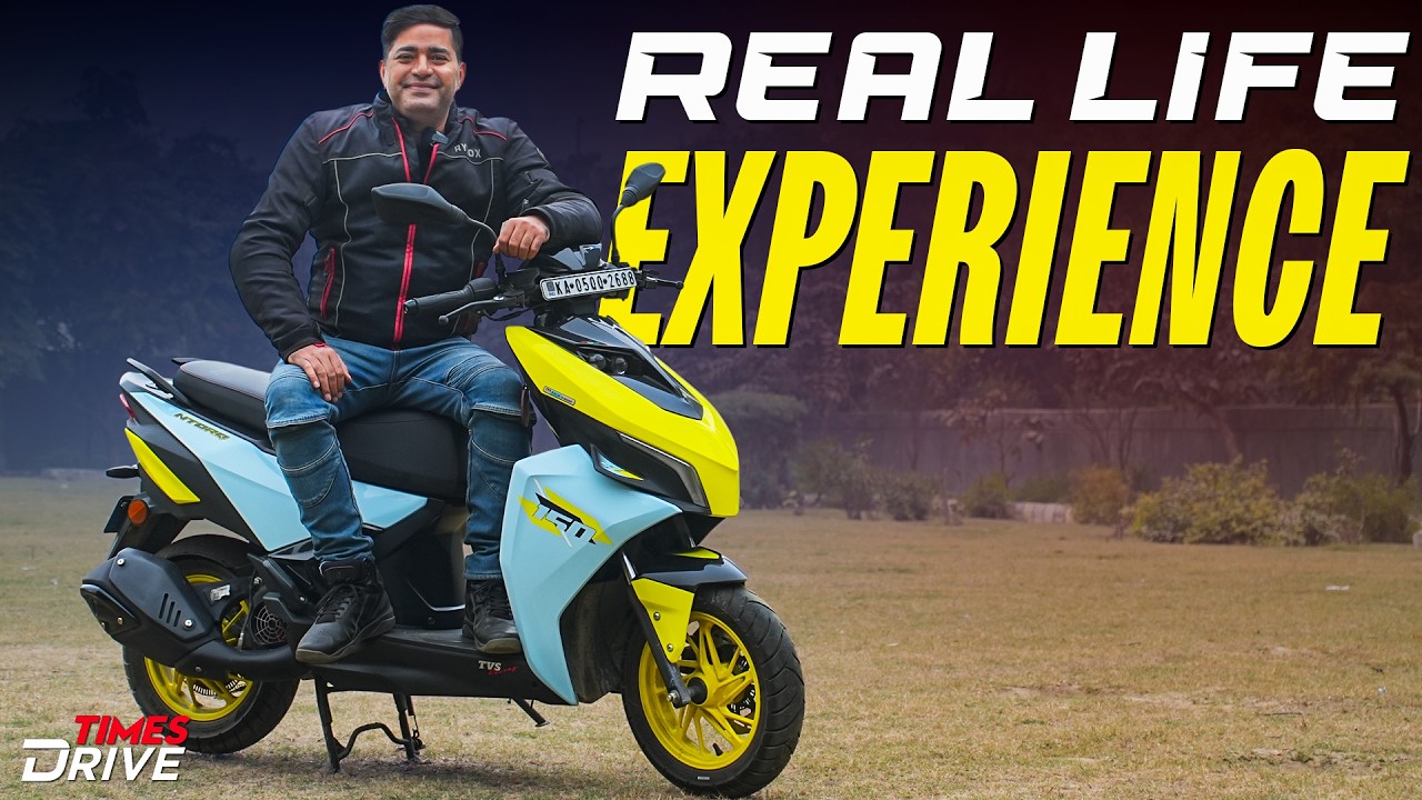 TVS Ntorq 150 First Ride Review | Performance, Features & Ride Quality | Times Drive