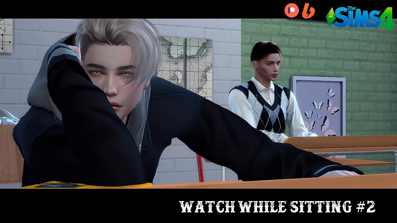 Sims 4 Animation |  Watch while sitting #2 (DOWNLOAD)