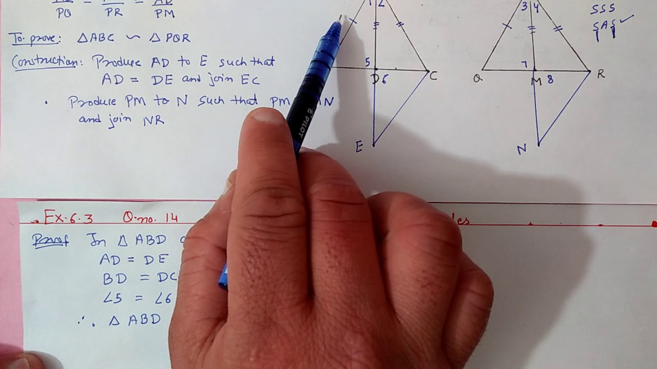 Chapter:6 Ex.6.3 (Q.14) Triangles | Ncert Maths Class 10 | Cbse.