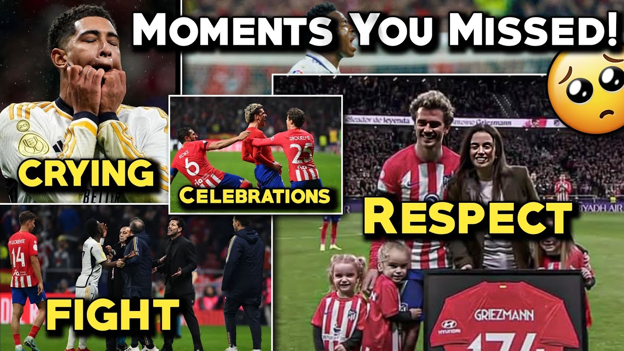 Unseen Moments Of Real Madrid Vs Atletico Madrid