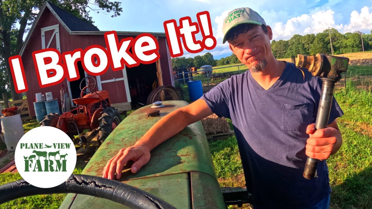 Replacing a Broken Spindle on a 820 John Deere Tractor & Finishing Plowing My Field