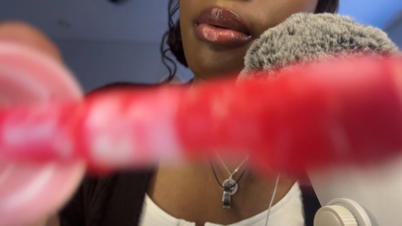 ASMR ✨Doing your makeup FAST in under 3 mins💄🤍 (Mouth Sounds & Tapping) *WHISPERED*
