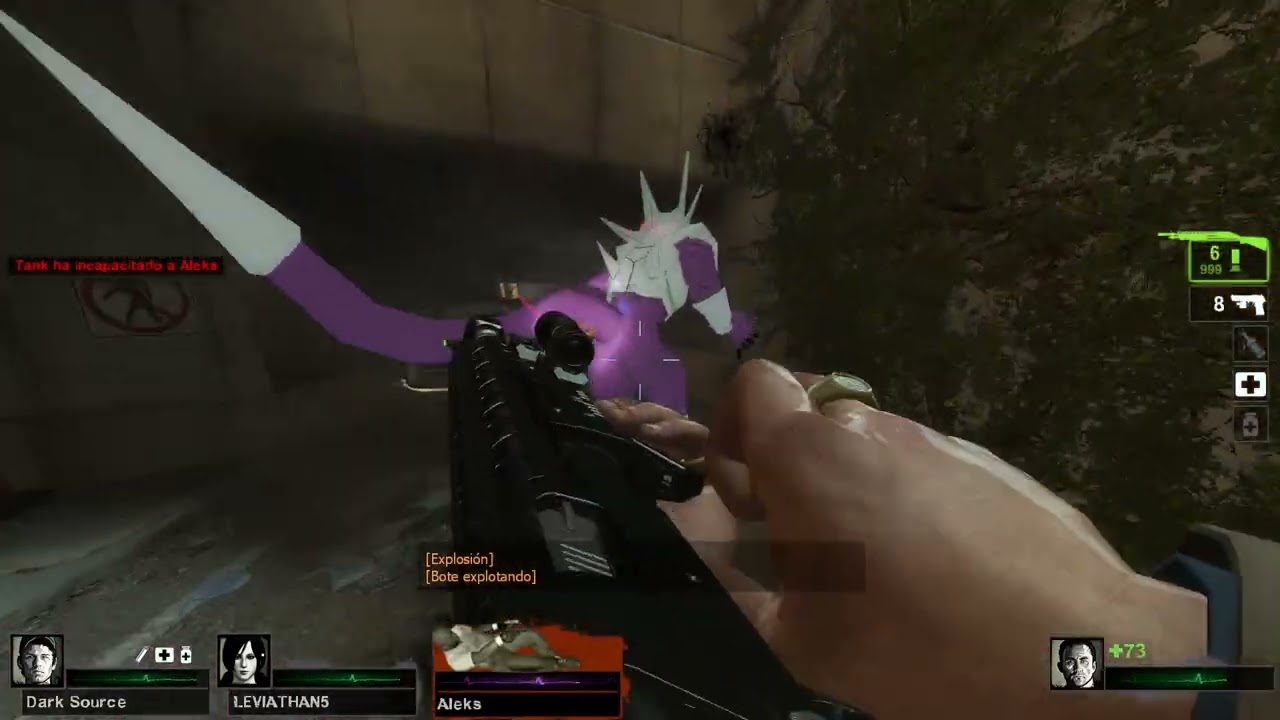 Left 4 Dead 2 tank run (Fail)