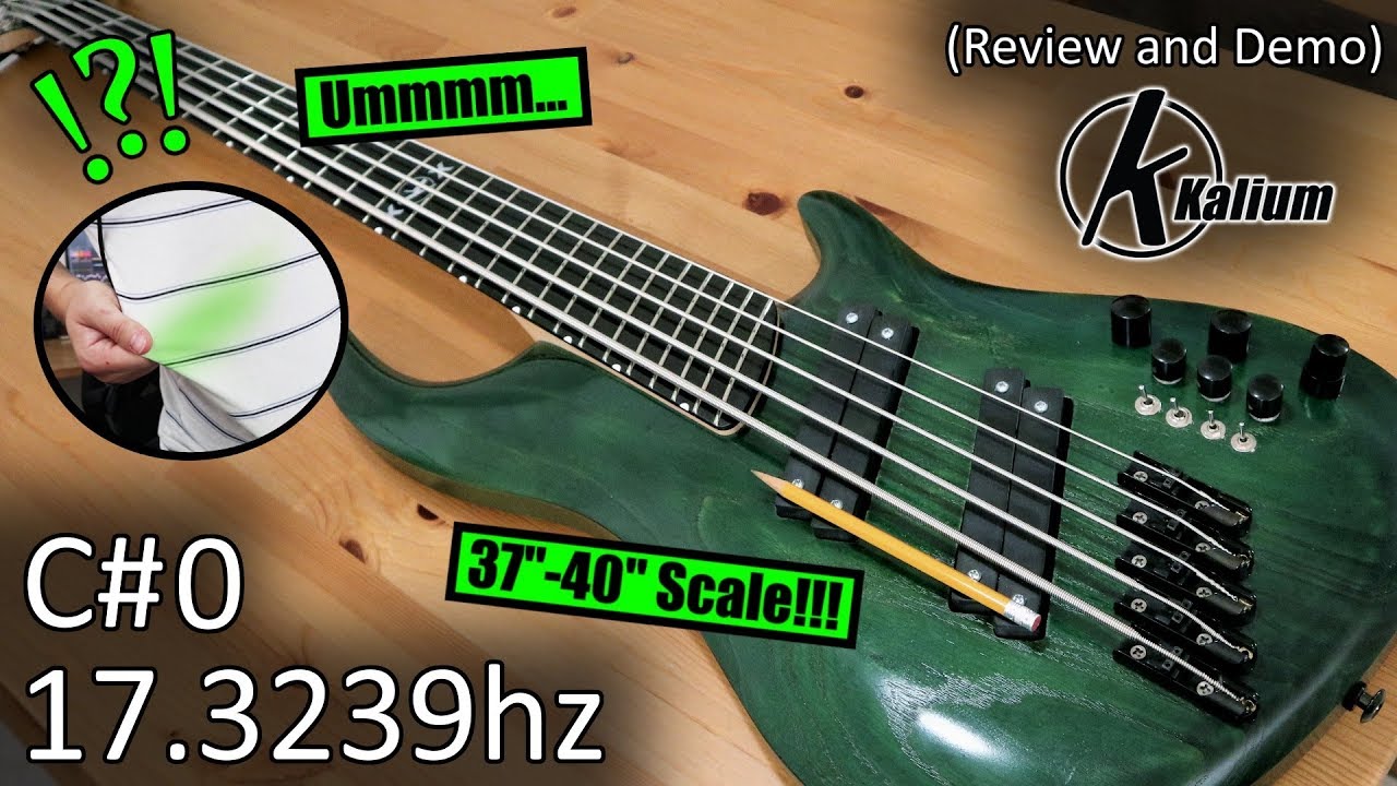 Обзор Kalium Quake Bass (...и демонстрация тона)