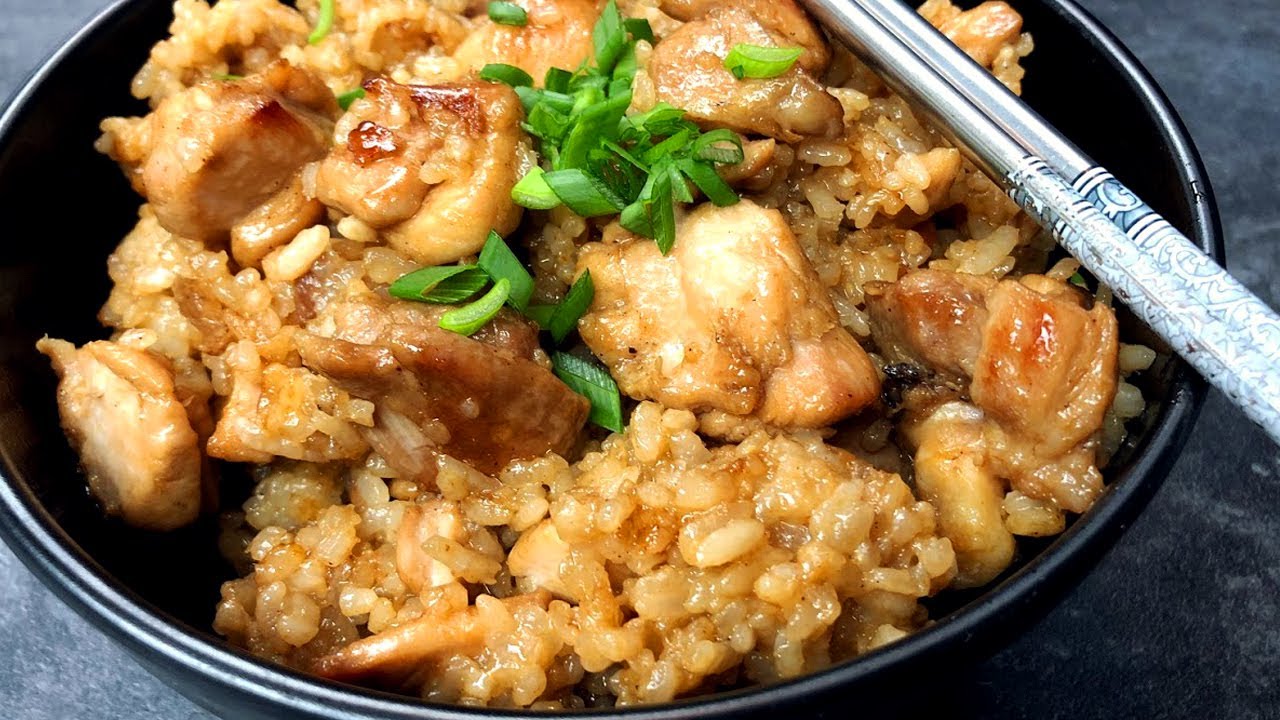 ARROZ FRITO con pollo, al estilo COREANO ¡FÁCIL y RÁPIDO!