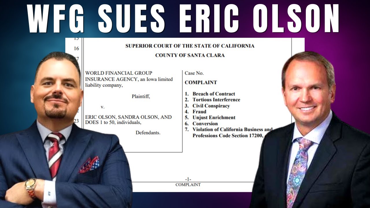 WFG Sues Eric Olson; GFI Comp Plan; 50 DOES Involved In Breach of Contract