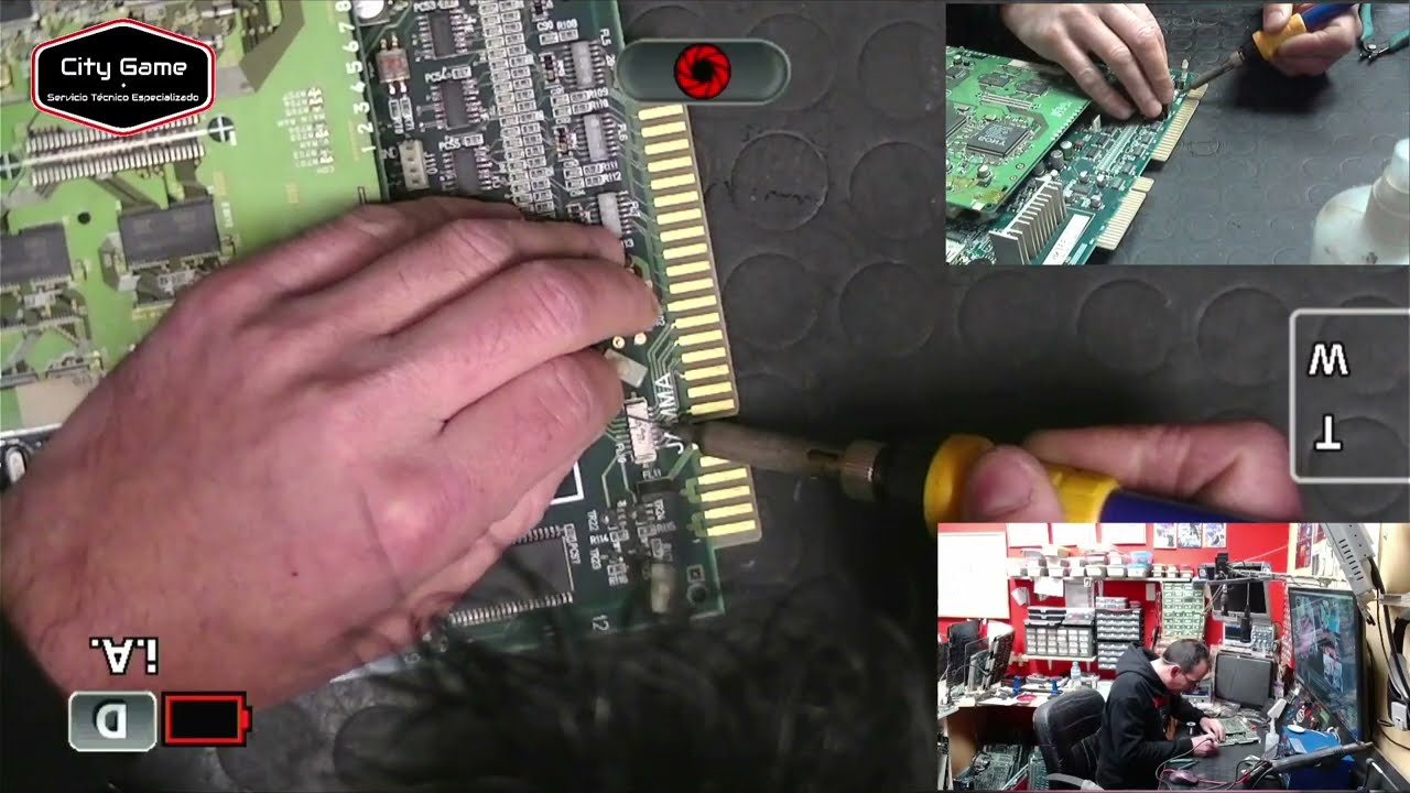 Reparación placa jamma Tekken 3
