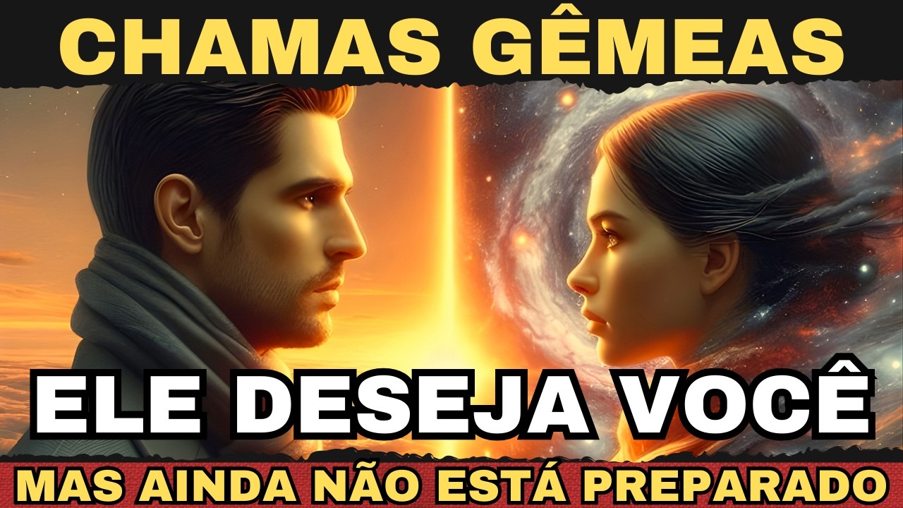 ⚠️ CHAMAS GÊMEAS — O Masculino Divino Te Deseja, Mas Ainda Não Está Pronto ⚠️