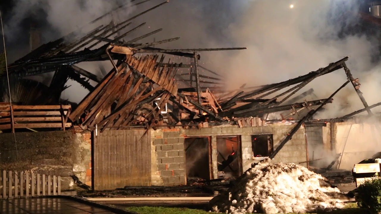 Roßhaupten – Vollbrand eines Gastronomiebetriebs – hoher Sachschaden