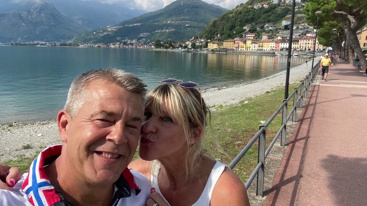 Comer See mit Wohnmobil und Rajo 450 Open auf dem Campingplatz Le Velle in Domaso