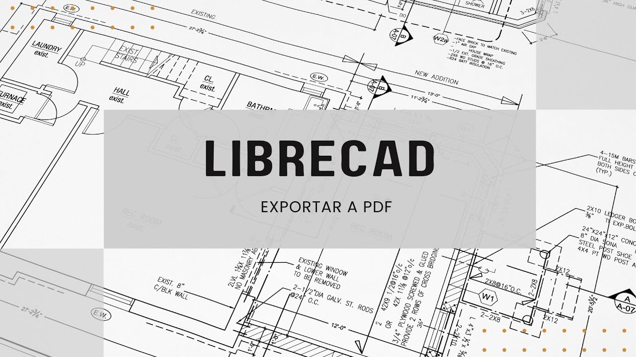 LibreCAD - Exportar a PDF