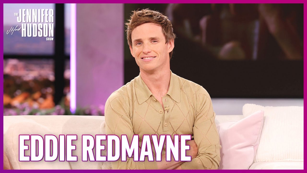 Eddie Redmayne Does Vocal Warm-Ups with Jennifer Hudson