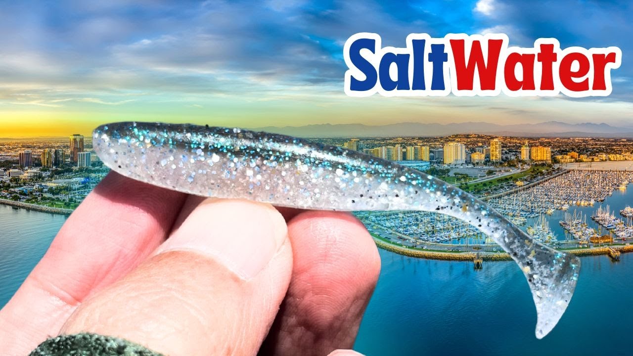 How I fish a busy Saltwater Jetty. Keitech Easy Shiner