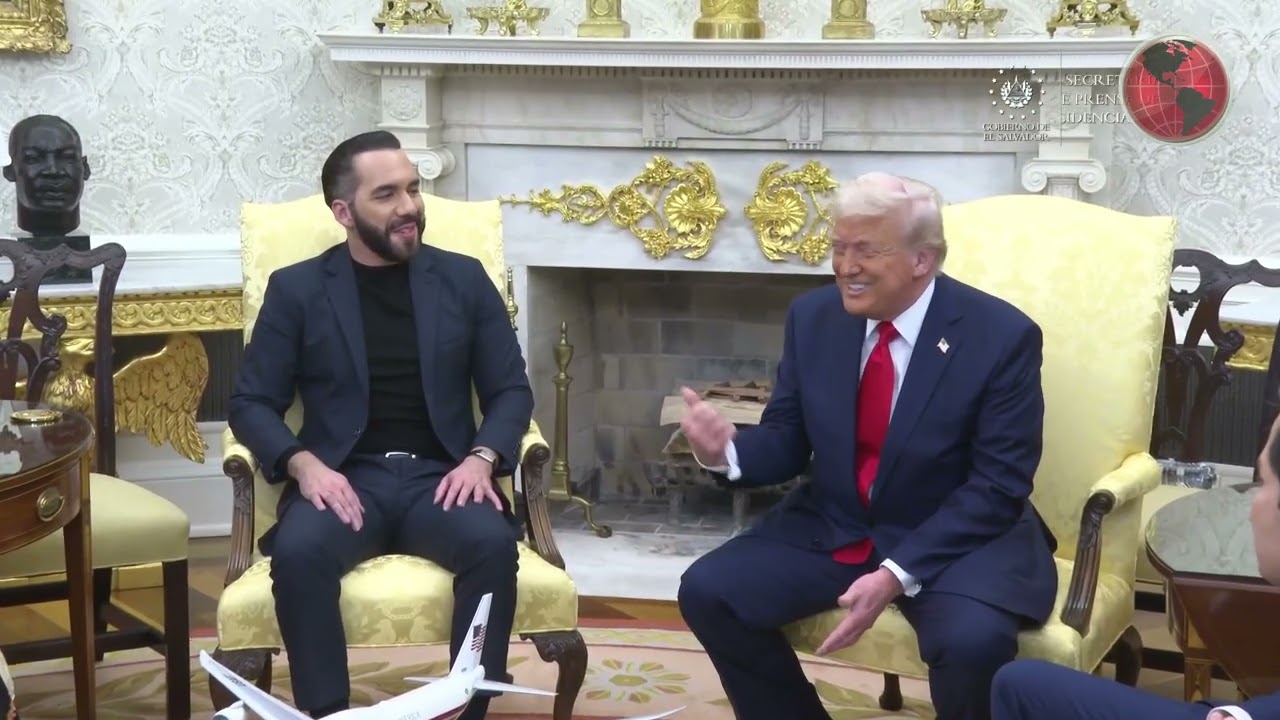Nayib Bukele se reunió con Donald Trump en la Casa Blanca - Subtítulos en español
