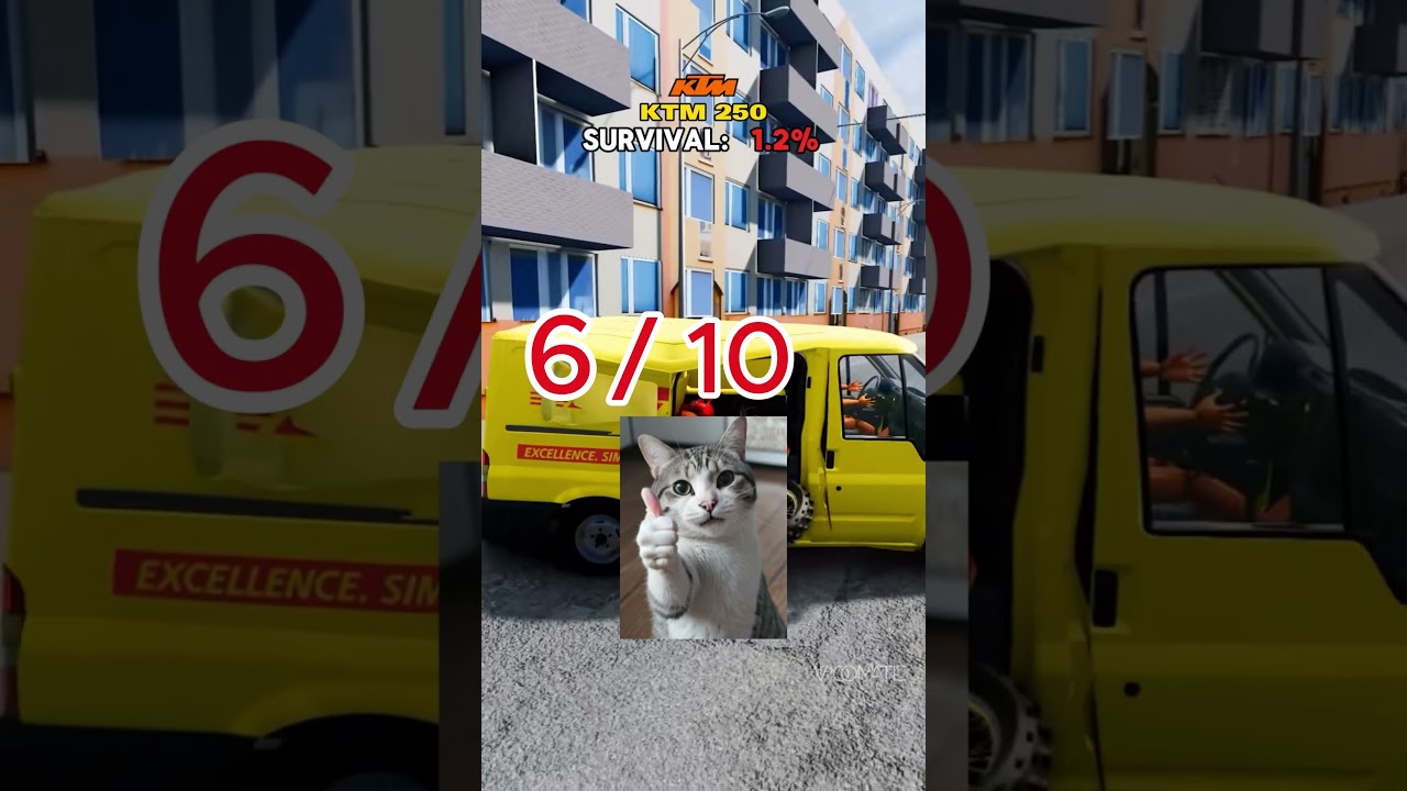 WOULD I SURVIVE THIS CAR CRASH!!!! #viral #youtubeshorts #funny #shortsfeed #funnyvideos #tiktok