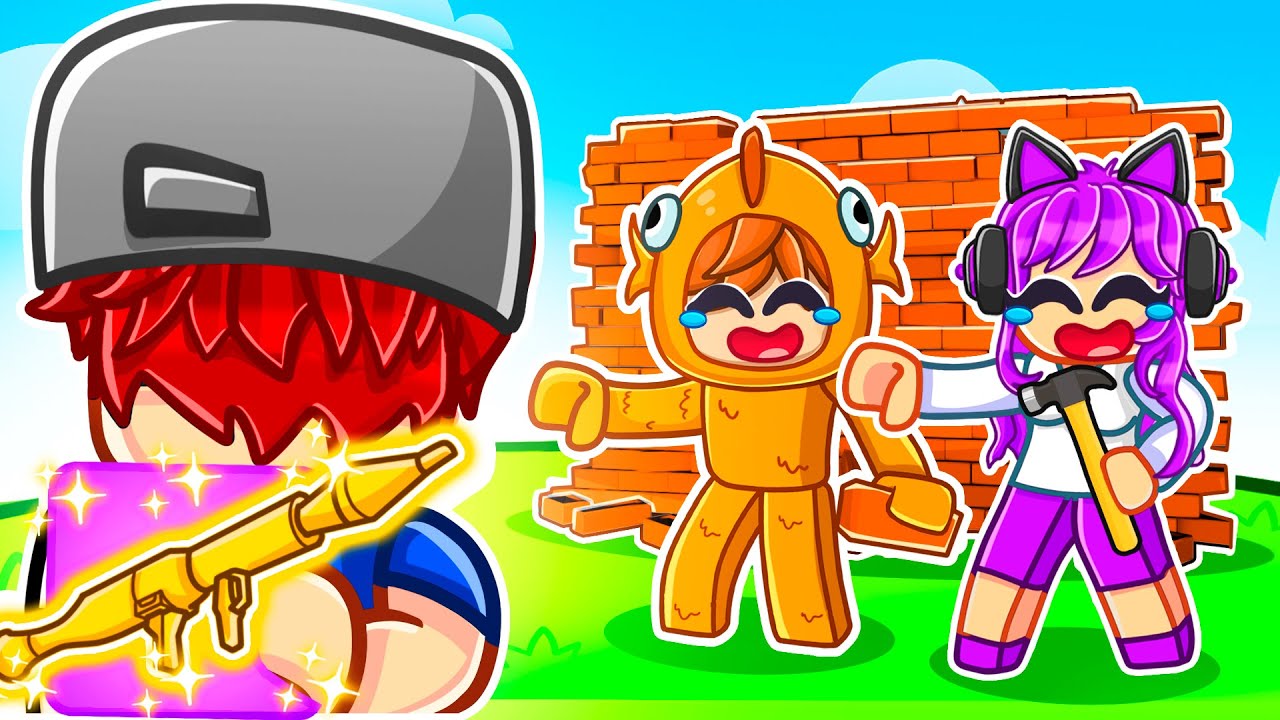 I Pretended to be a NOOB Then used a $100,000 RPG in Roblox Build to Survive!