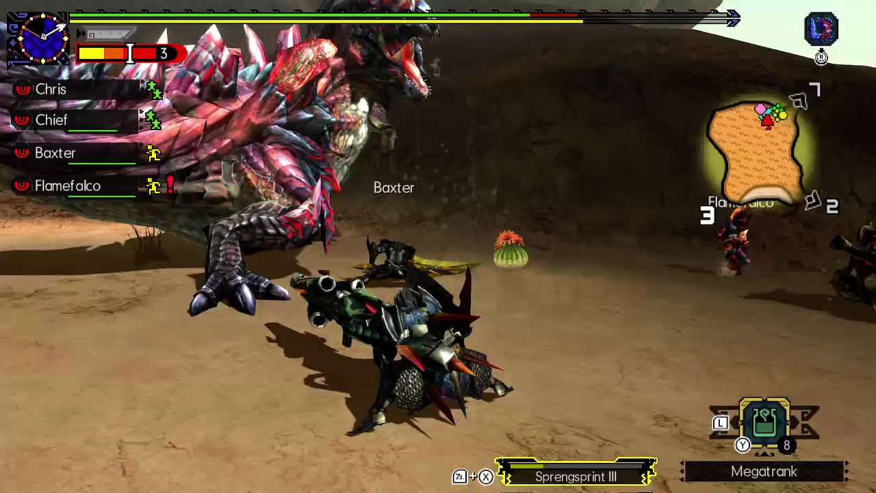 G-Rang Glavenus Gewehrlanze Gameplay - Monster Hunter Generations Ultimate