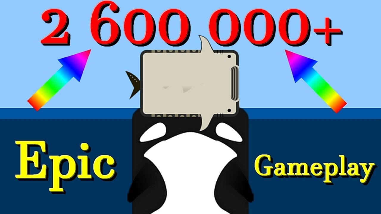 Deeeep.io The killerwhale in the place || 2 600 000+ with the last animal