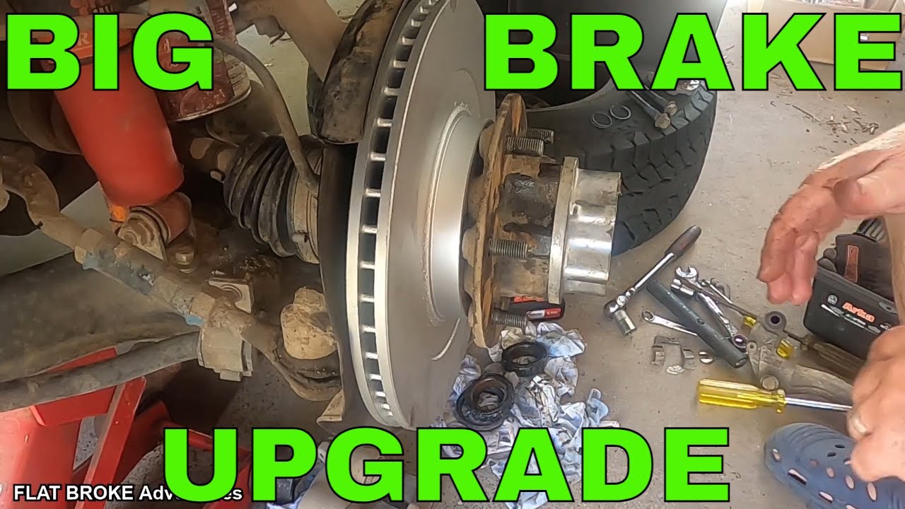 BRAKE UPGRADE INSTALLING BIGGER DISCS ON MY MITSUBISHI CHALLENGER PA2