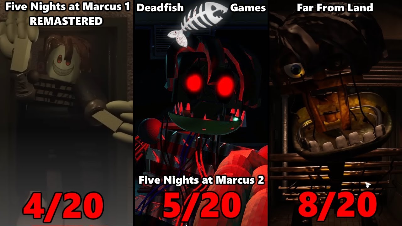 Roblox Deadfish collection | Five Nights at Marcus 1: REMASTERED -- Far From Land