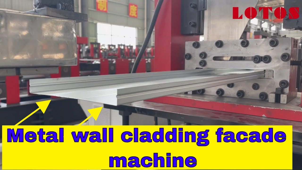 Metal Wall Cladding Roll Forming Machine | Facade Making Machine