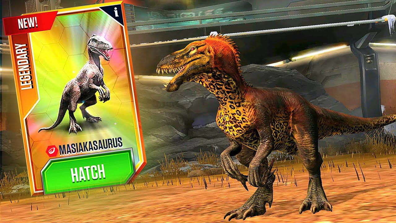 NEW LEGENDARY MASIAKASAURUS MAX LEVEL 40 | JURASSIC WORLD THE GAME