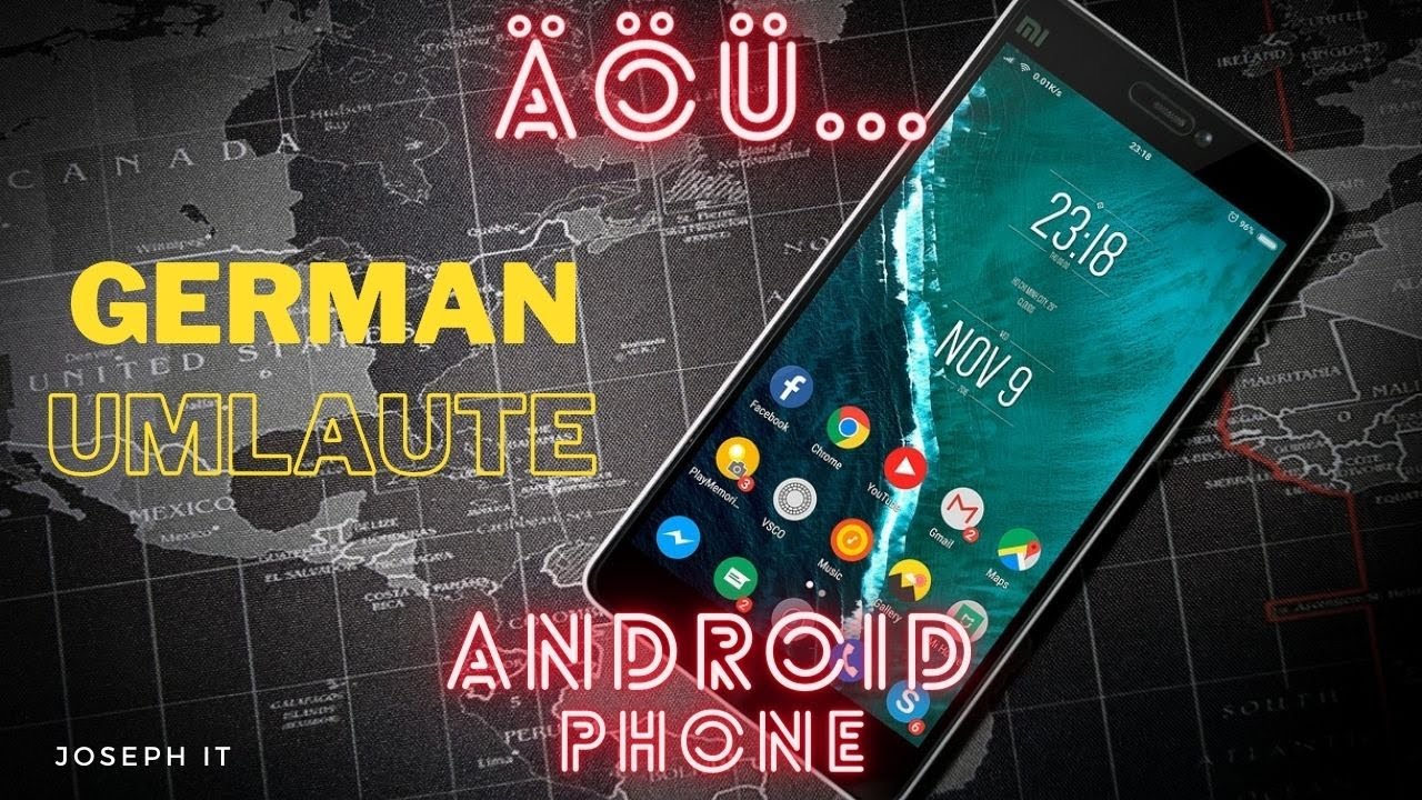 How to write Umlaut in Android Phone Online and Offline - German Umlaut Characters