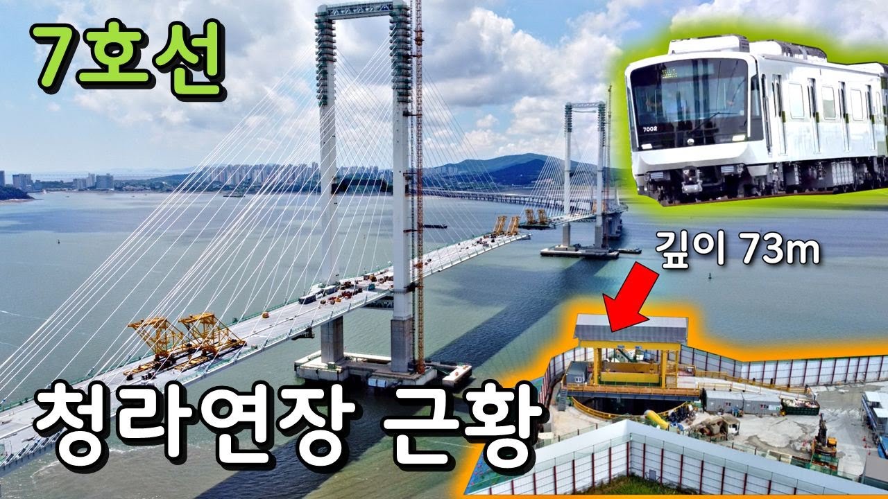 서해 바닷가에 깊이 73m 지하철을 만든다고? 